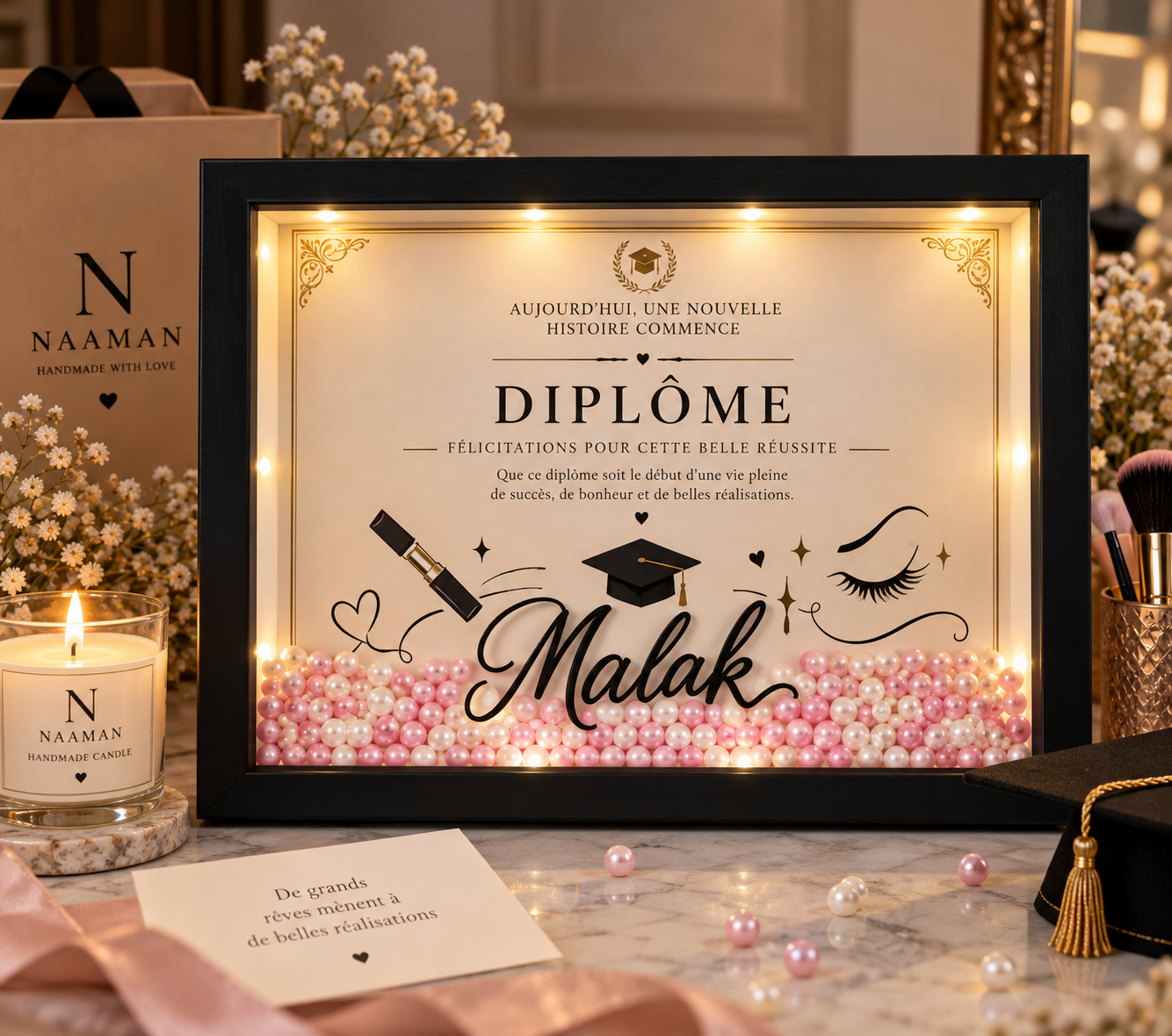 Cadre Lumineux Diplôme