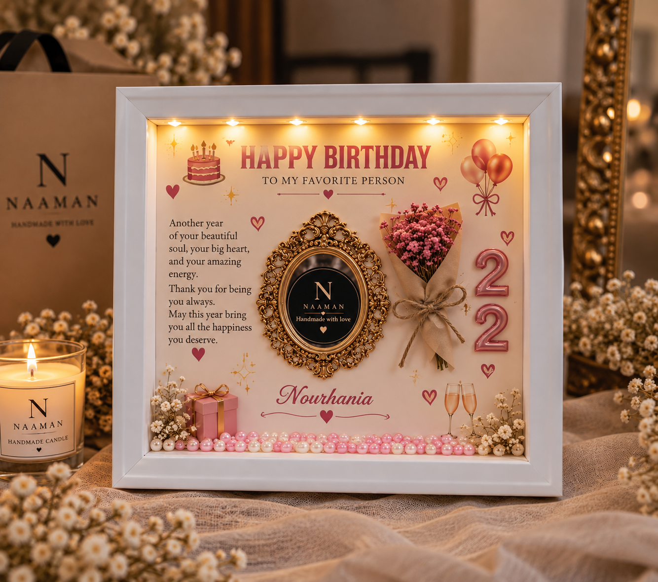 Cadre Anniversaire — Happy Birthday